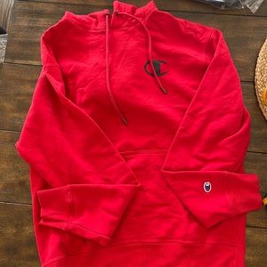 Men’s Champion Hoodie - Red